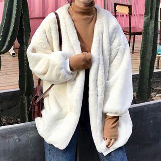 Fleece Plain Jacket