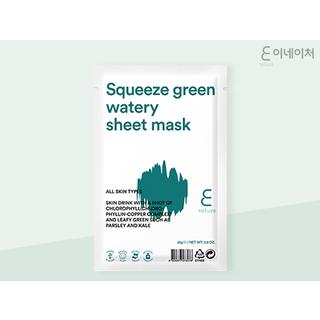 E Nature - Squeeze Green Watery Sheet Mask 1pc 25g