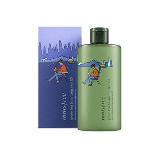 Innisfree - Green Tea Balancing Skin Ex #blue 400ml (2018 Eco Hankie Limited Edition) 400ml