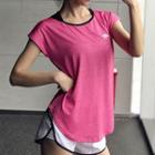Crew-neck Sports Short-sleeve T-shirt