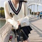 Bee Applique Sweater