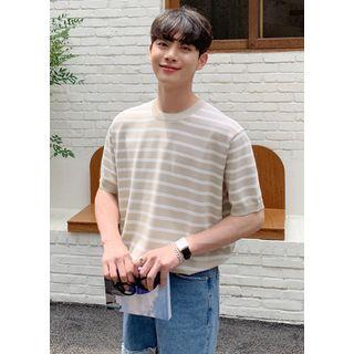 Striped Textured T-shirt