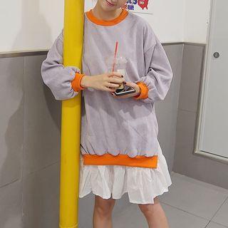 Mock Two- Pieces Dress