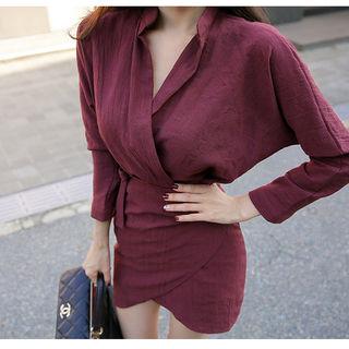 Tie-waist Minidress