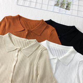 Short-sleeved Knit Shirt