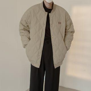 Applique Quilted Bomber Jacket