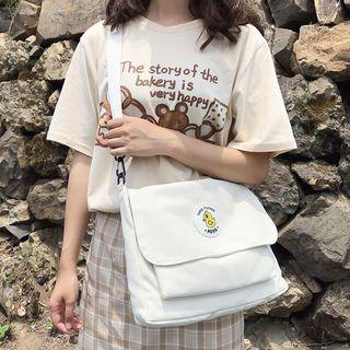 Canvas Flap Messenger Bag