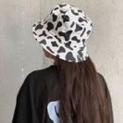 Printed Embroidered Revisable Bucket Hat