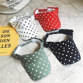 Dot Print Sun Visor