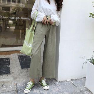 Long-sleevetop / Wide Leg Pants Set