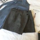 Herringbone Mini A-line Skort