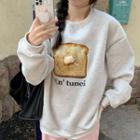 Toast Print Sweatshirt