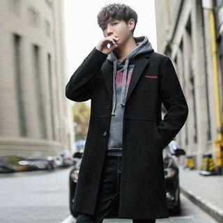 Letter Buttoned Coat