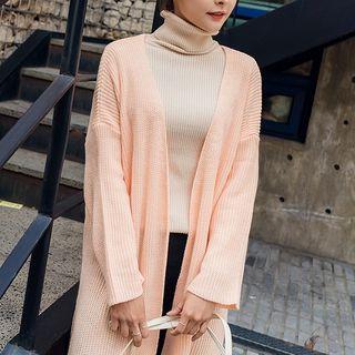 Bell-sleeve Knit Cardigan