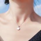 925 Sterling Silver Cat Eye Stone Pendant Necklace S925 Sterling Silver - As Shown In Figure - One Size