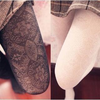 Totem Print Tights