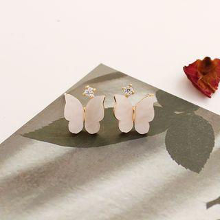 Butterfly Acrylic Rhinestone Earring