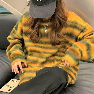 Striped Sweater Yellow & Green - One Size