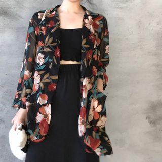 Buttoned Light Blazer