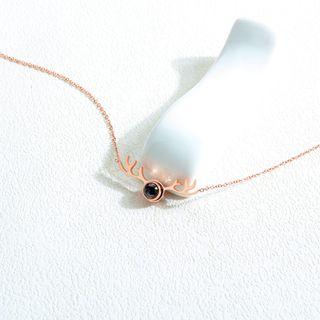 Antler Necklace 1535 - One Size