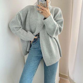 Reversible Slit Sweater
