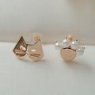 Sterling Silver Cat Necklace / Ring / Asymmetrical Stud Earring
