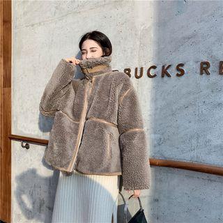 Turtle-neck Loose-fit Coat