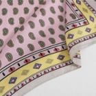 Paisley Square Scarf Pink - One Size