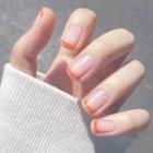 Faux Nail Patch Tangerine - One Size