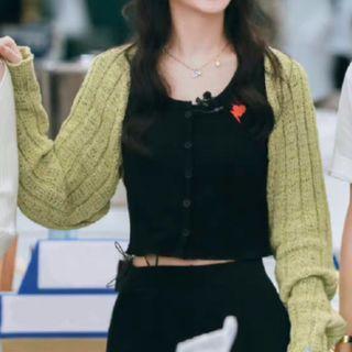 Button Knit Top / Shrug