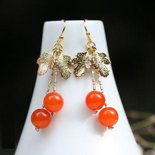 Retro Butterfly Bead Fringed Earring