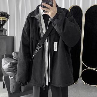 Fleece-lined Cargo Zip Jacket