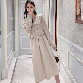 Knit Top / Spaghetti Strap Dress