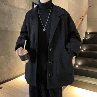 Plain Lapel Blazer