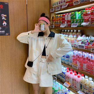Buttoned Jacket / Shorts