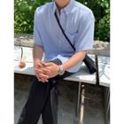 Patch-pocket Pinstripe Shirt