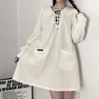Lace-up Shirt / Straight Leg Pants / Mini A-line Dress (various Designs)