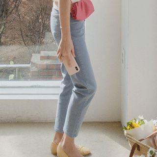 Colored Tapered Jeans
