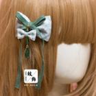 Bow Hair Clip Hair Clip - Green - One Size