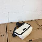 Faux Leather Sling Bag Y366 - White - One Size