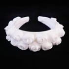 Wedding Rose Headband White - One Size