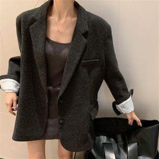 Acrylic Loose-fit Blazer