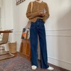 Wide-leg Jeans / Cropped Straight Leg Jeans