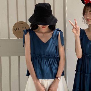 Sleeveless Draped Top / Dress