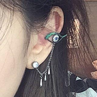Rhinestone Eye Earring