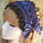 Bow-accent Lace Trim Hair Band