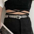 Metal Chain Belt Silver - One Size