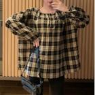 Oversized Check Top Check - One Size