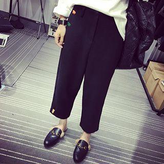 Cropped Wide Leg Harem Pants