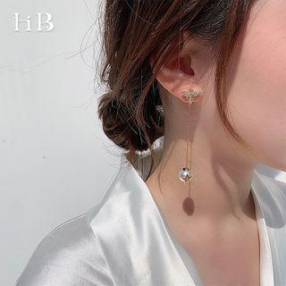 Faux Pearl Dangle Earring 1 Pair - 925 Silver Needle - As Shown In Figure - One Size